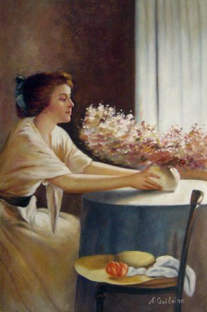 Famous paintings of Women: A Meadow Flower