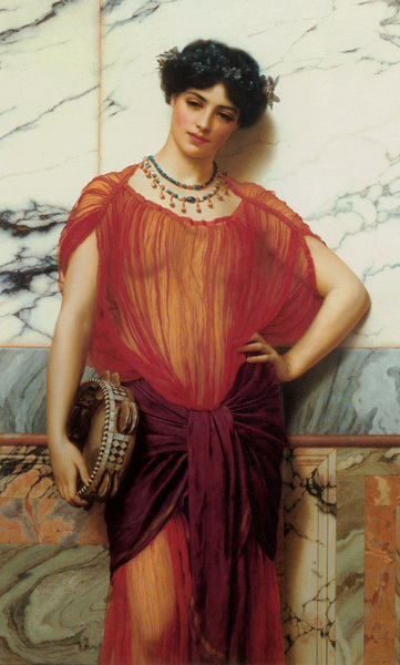 Drusilla. The painting by John William Godward