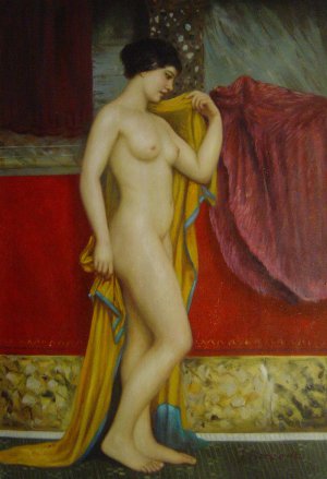 Reproduction oil paintings - John William Godward - In The Tepidarium