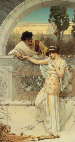 Yes or No. The painting by John William Godward