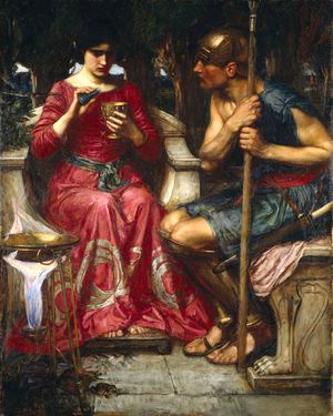 John William Waterhouse, Jason and Medea, Painting on canvas