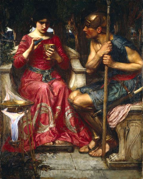 Jason and Medea. The painting by John William Waterhouse
