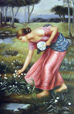 Reproduction oil paintings - John William Waterhouse - Narcissus