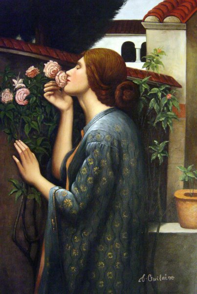 The Soul Of The Rose. The painting by John William Waterhouse