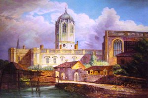 Joseph Mallard William Turner, Christ Church, Oxford, Painting on canvas