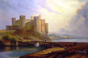 Joseph Mallard William Turner, Conway Castle, Painting on canvas