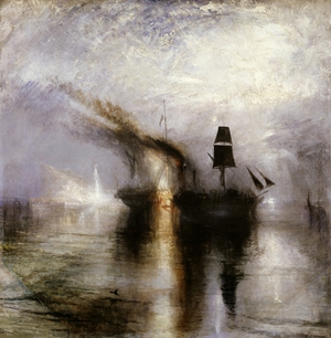 Famous paintings of Ships: Peace - Burial at Sea