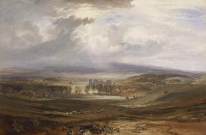 Joseph Mallard William Turner, Raby Castle, the Seat of the Earl of Darlington, Painting on canvas