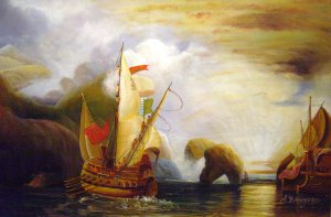 Joseph Mallard William Turner, Ulysses Deriding Polyphemus - Homer's Odyssey, Painting on canvas