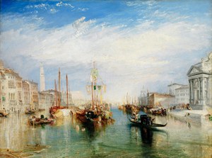 Venice, from the Porch of Madonna della Salute, Joseph Mallard William Turner, Art Paintings