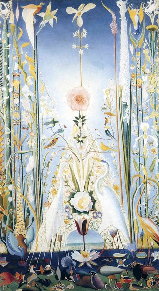 Apotheosis of the Rose. The painting by Joseph Stella