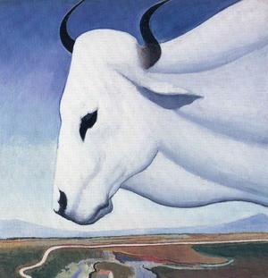 Joseph Stella, The Ox, Painting on canvas