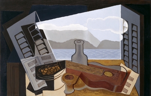 Juan Gris, Open Window, Painting on canvas