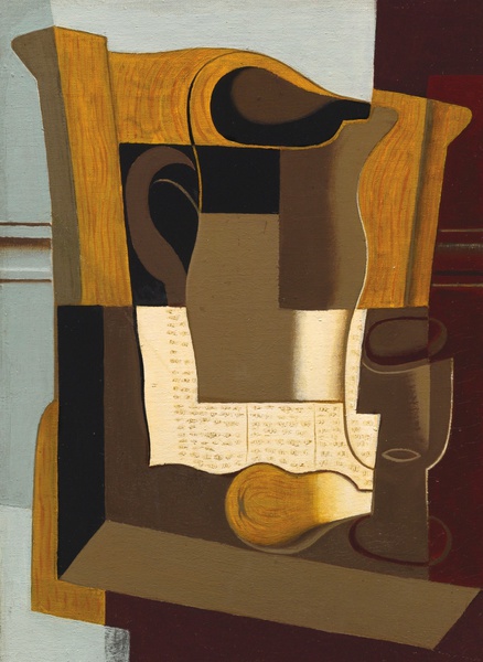 Pitcher. The painting by Juan Gris