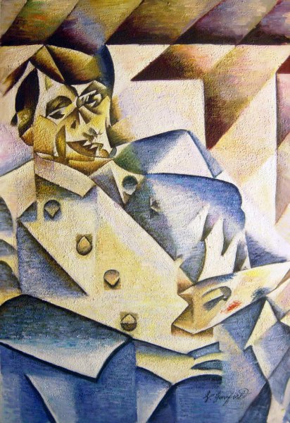 Portrait Of Picasso. The painting by Juan Gris