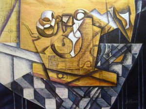 Juan Gris, Tea Cups, Painting on canvas