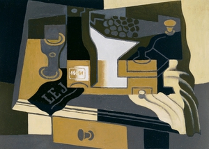 Juan Gris, The Coffee Grinder, Painting on canvas