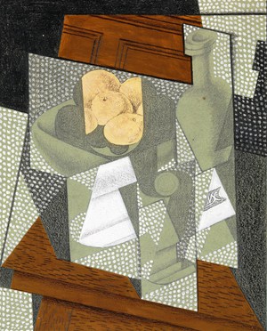 Juan Gris, The Fruit Bowl, Painting on canvas