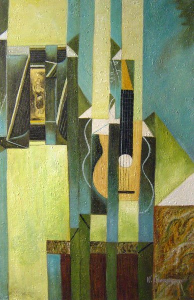 The Guitar. The painting by Juan Gris