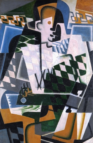 Juan Gris, The Harlequin with a Guitar, Painting on canvas