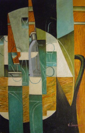 Juan Gris, The Siphon, Painting on canvas