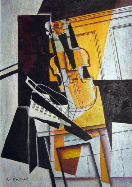 The Violin. The painting by Juan Gris