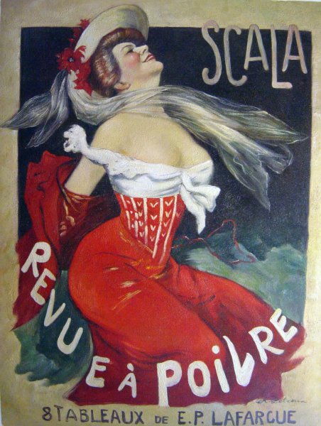 A Scala, Revue a Poivre. The painting by Jules Alexandre Grun