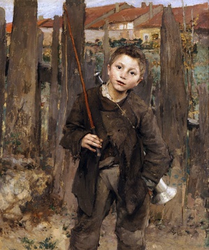 Jules Bastien-Lepage, Nothing Doing, Art Reproduction
