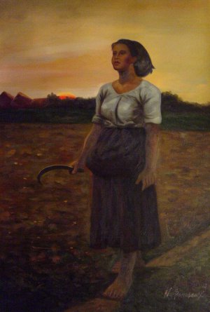Jules Breton, Song Of The Lark, Painting on canvas
