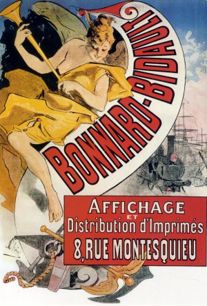 Famous paintings of Vintage Posters: Bonnard-Bidault, 1887