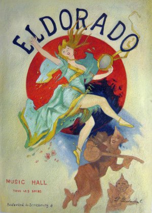 Famous paintings of Vintage Posters: Eldorado