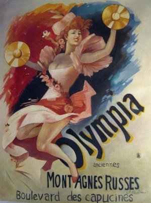 Famous paintings of Vintage Posters: Olympia