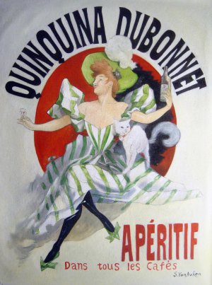 Famous paintings of Vintage Posters: Quinquina Dubonnet