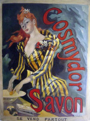 Jules Cheret, Savon Cosmydor, Painting on canvas