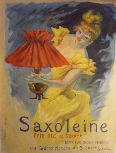 Saxoleine. The painting by Jules Cheret