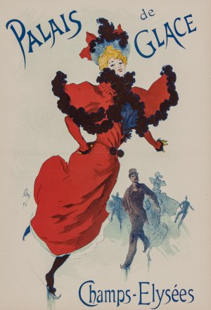 Famous paintings of Vintage Posters: The Palais de Glace, Champ-Elysees, 1893