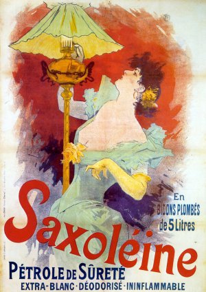 Famous paintings of Vintage Posters: The Saxoleine, 1890