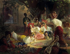 Karl Pavlovich Bryullov, Bahchisaraiskiy Fountain, Painting on canvas