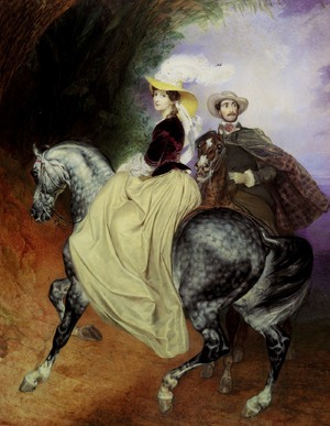 Karl Pavlovich Bryullov, Riders, Painting on canvas
