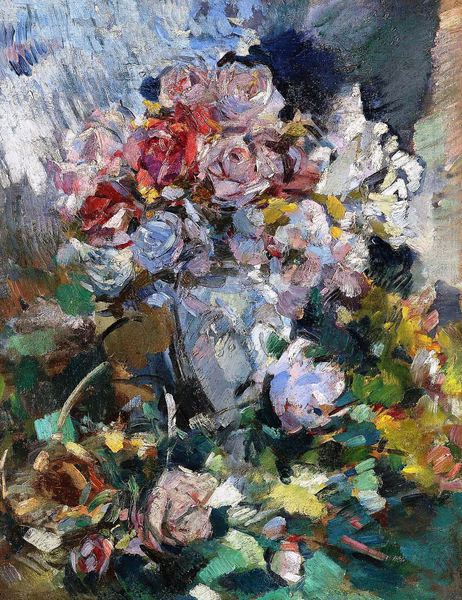 Still Life with Flowers, 1922. The painting by Konstantin Korovin