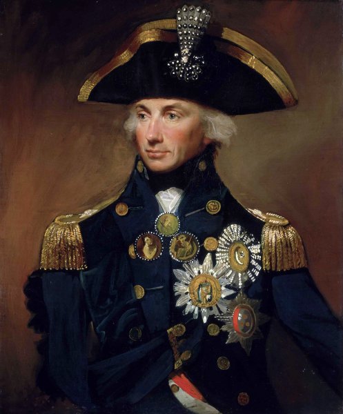 Portrait of Horatio Nelson, 1st Viscount Nelson. The painting by Lemuel Francis Abbott