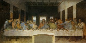 Leonardo Da Vinci, Last Supper, Painting on canvas