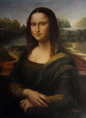 Leonardo Da Vinci, Mona Lisa, Painting on canvas