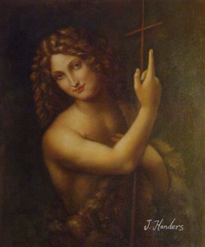 Reproduction oil paintings - Leonardo Da Vinci - St John The Baptist