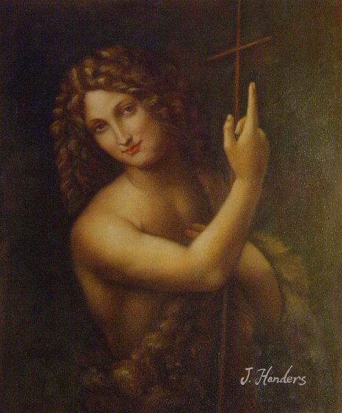 St John The Baptist. The painting by Leonardo Da Vinci