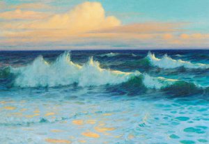 Reproduction oil paintings - Lionel Walden - Seascape - Waves