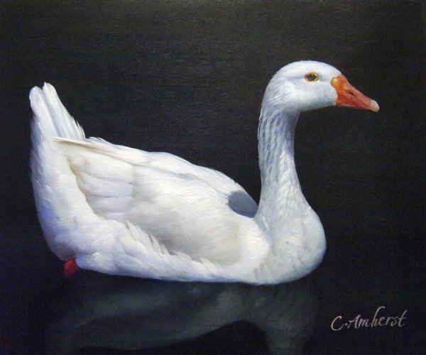Lone Goose. The painting by Our Originals