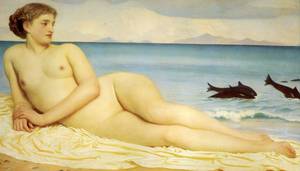 Lord Frederic Leighton, Actaea, the Nymph of the Shore, Art Reproduction