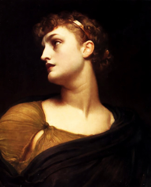 Lord Frederic Leighton, Antigone, Painting on canvas