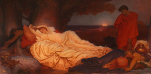 Reproduction oil paintings - Lord Frederic Leighton - Cymon and Iphigenia
